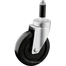 Medium Duty Rubber Wheels Expanding Stem Casters